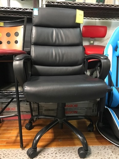 ジャングルジャングル貝塚店　ワークチェア　ニトリ　黒　ブラック　回転式　高さ調節可　中古　貝塚市　二色浜