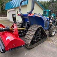 除雪用小型トラクターの画像