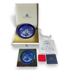 未使用 ロイヤルコペンハーゲン 1990年 クリスマスプレート イヤープレートの画像