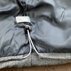 新品　XSサイズ GAP ダウンジャケット グレーの画像