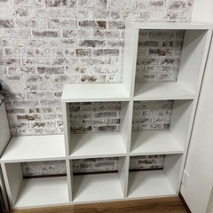 収納棚　オシャレ　ホワイトの画像
