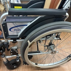☆ドリーム荒牧店☆ジモティー割引有☆【クリーニング済み】MIKI/車椅子/現状品の画像