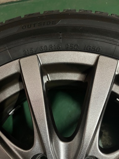 スタッドレスタイヤ　　ヨコハマice GUARD 215/60R16