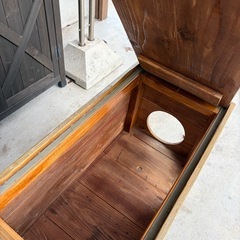 地域猫さんの木製ハウスの画像