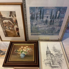 絵画　原画　額　10点　まとめてお値段相談可の画像