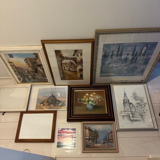 絵画　原画　額　9点　まとめてお値段相談可