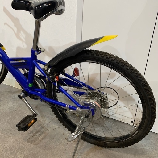 【ジモティ来店特価！！】キッズ　自転車　ブルー　J-2501135 18型 子供用自転車 CHEVROLET KID｀S18GLOW(Glow Blue/シングルシフト