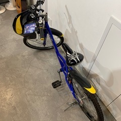 【ジモティー割】子供用自転車 22インチ ブルー×イエロー（ID1651）の画像