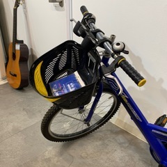【ジモティー割】子供用自転車 22インチ ブルー×イエロー（ID1651）の画像
