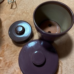 漬物用　壺　漬物石の画像