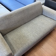 【ジャングル深井店】★2人用ソファー グレー 家具 堺市 深井 【FU3057】の画像