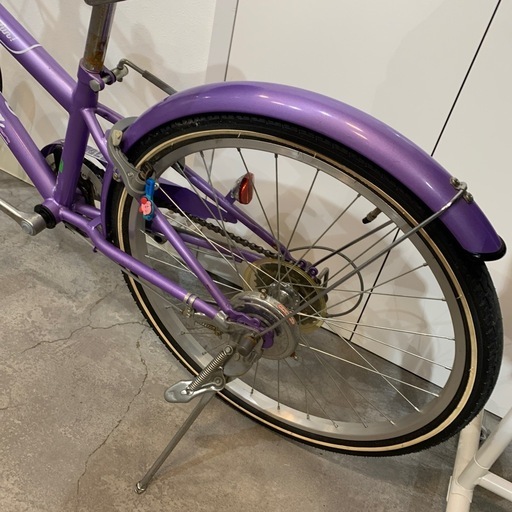【ジモティー割】子供用自転車 24インチ パープル×ピンク（ID1652）