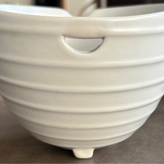 ✨新品 未使用品✨足つきフリーボール　白黒2個セット　どんぶり　植木鉢の画像