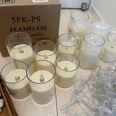 新品　キャンドル LEDキャンドルライト　S,M,L 間接照明演出照明　セットの画像