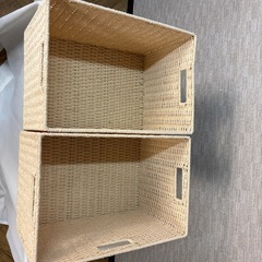 かご　2個セットの画像
