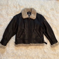 サントリーBOSS 本革ジャケット　ボスジャンの画像