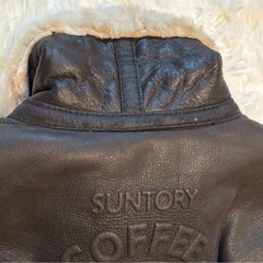 サントリーBOSS 本革ジャケット　ボスジャンの画像