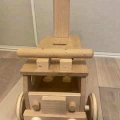 手押し車　歩行器　積み木　おもちゃ　　の画像