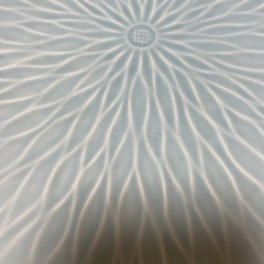 大皿 プレート 水色の画像