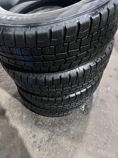 【冬タイヤ4本セット】DUNLOP WINTERMAXX 02 WM02　205/60R16 2019年23週目製 残溝8.5〜9.5割 バリ溝　冬タイヤ スタッドレスタイヤ 4本セット 中古