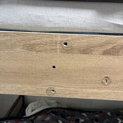 3段ベッド　2段ベッド　3段目キャスター付きの画像