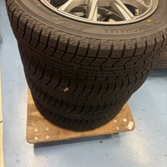 軽自動車用　スタッドレス　2024年製　使用期間四ヶ月アルミセット　の画像
