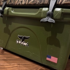 ORCA　オルカ カモフラ　クーラーボックス　Green 　26の画像