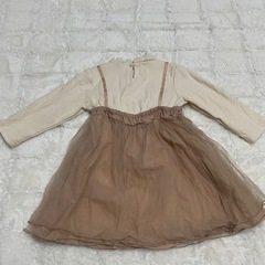 プティマイン　チュールスカートワンピース　80の画像