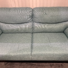 3人掛けソファ(日焼け跡あり)の画像
