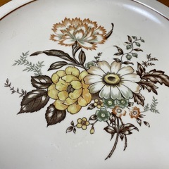 花柄 大皿 プレートの画像