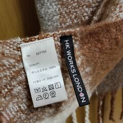 HK WORKS LONDON マフラー　ストール　膝掛けの画像