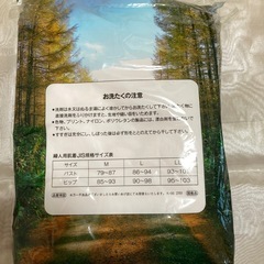 レディースあったか下着　ズボン下　八部袖スリーマーLサイズの画像