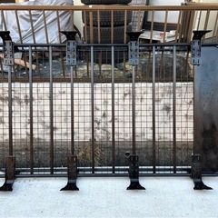 激安お値打ち出品！！ランクルプラド78 大型スチール製ルーフラックの画像