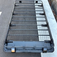 激安お値打ち出品！！ランクルプラド78 大型スチール製ルーフラックの画像