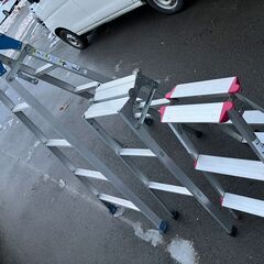 アルミ製　脚立　踏台　3台セット　中古品の画像