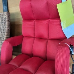 【ジャングル深井店】★マッサージ座椅子 ツカモト AIM-126 赤 レッド 家電 堺市 深井 【FU3065】の画像