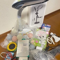 LED撮影用ライト等の不用品まとめの画像