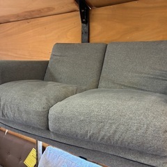 【ジャングル深井店】★ソファー グレー 家具 2人用 堺市 深井 【FU3066】の画像