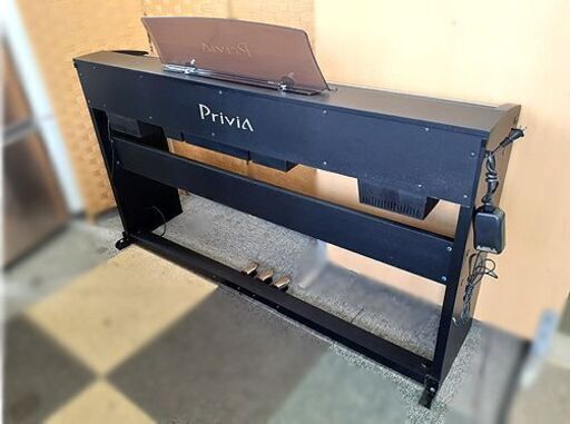 札幌【電子ピアノ カシオ PX-730BK 2010年製】USB＆MIDI対応 60曲内蔵 16音色 88鍵盤 取説＆ピアノスコア付属