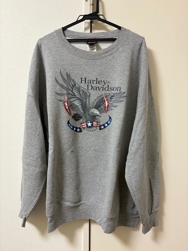 Harley-Davidsonイーグルスウェット　アメカジ古着