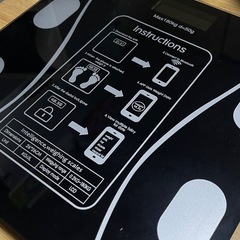 （新品）スマホ連携の体重計 美容の画像