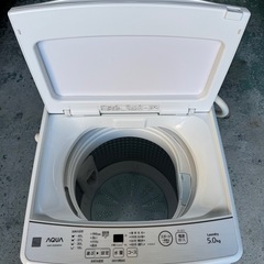 AQUA 洗濯機 2021年製の画像