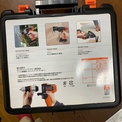 ブラック&デッカーのドリルケースの画像