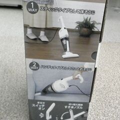 未使用 2WAYクリーナー VC-306 ホワイト スティッククリーナー ハンディタイプ 掃除機 西岡店の画像