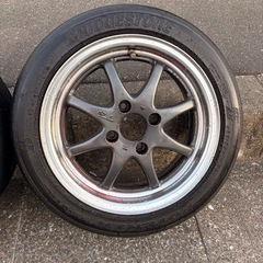 福岡 14インチタイヤ付アルミホイールの画像