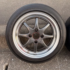 福岡 14インチタイヤ付アルミホイールの画像