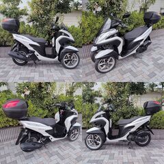 【普通免許仕様もOK】トリシティ125 SE78 走行少なめ1.6万km弱 BOX LED USB電源★TRIX★の画像