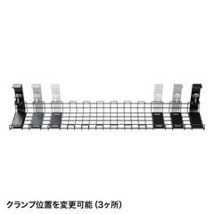 サンワサプライ　ケーブル配線トレー　ワイヤー Lサイズ　汎用タイプ ホワイト　CB-CT3Wの画像