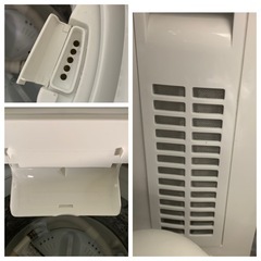 ヤマダセレクト 縦型洗濯機 YWM-T70H1 7.0kg ホワイト 2021年製の画像