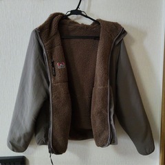 Ben Davis リバーシブルフリースジャケット ブラウンの画像